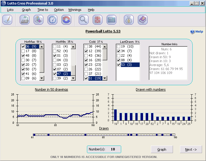 Lotto Creo Screenshot